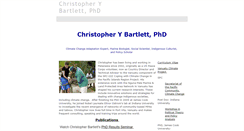 Desktop Screenshot of christopherybartlett.com
