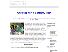 Tablet Screenshot of christopherybartlett.com